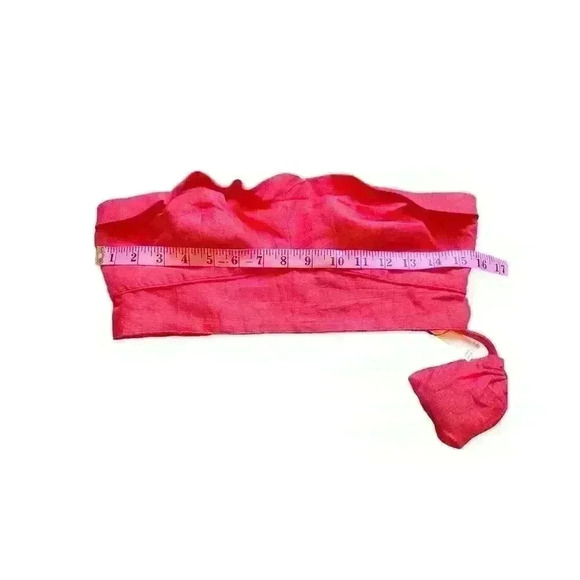 Maeve Anthropologie Red Linen Bustier Top Size Small NWT - Picture 8 of 9